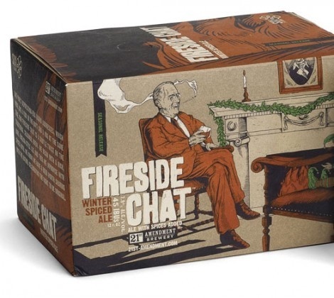 21st Amendment Fireside Chat #packaging #beer #can #label
