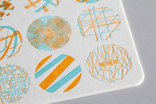Anthem_Coasters_07 #print #design #pattern #typography