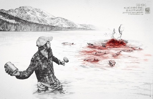 Surfrider Foundation – La polution marine tue | Voyons Voir - J'aime le frivole #design #graphic