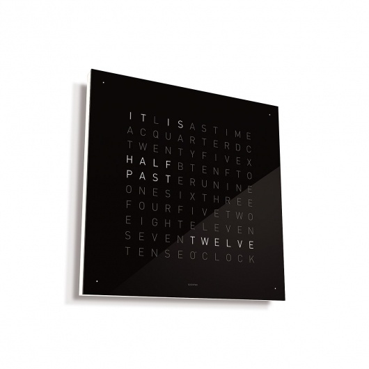QLOCKTWO TOUCH @ ShockBlast #design #word #industrial #time #clock #typography