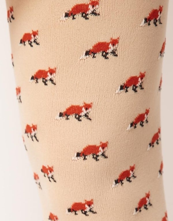 fox tights #tights #pattern #fox