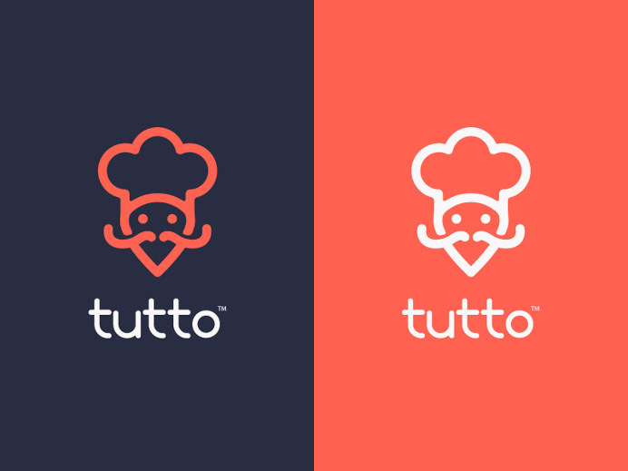Food Delivery Logo Design - Tutto V2