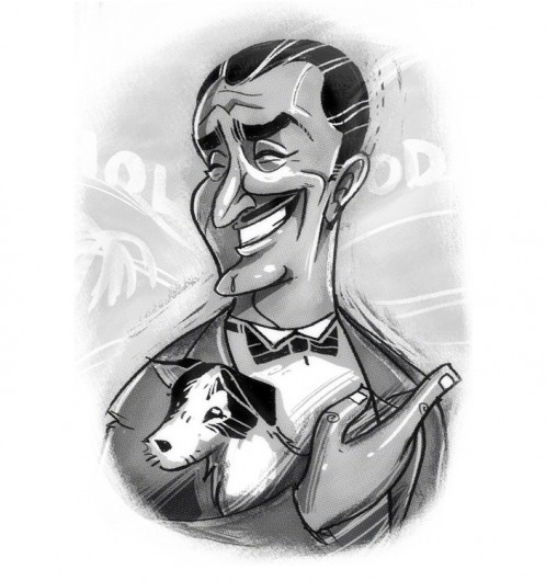leartiste7031.png (imagen PNG, 703 × 747 píxeles) #illustration #the #artist #hollywood