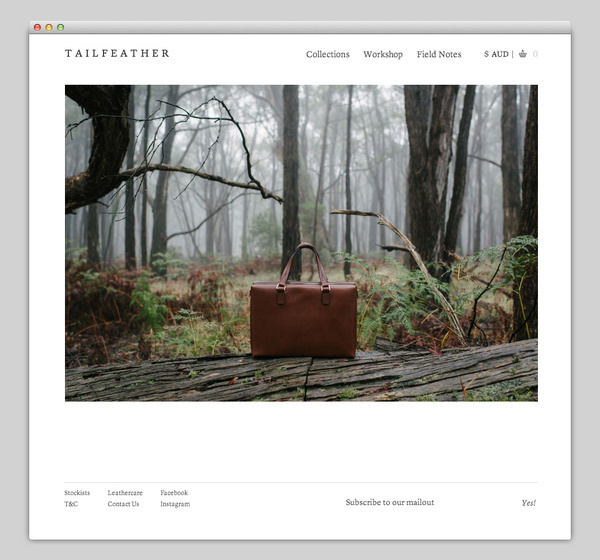Tailfeather #website #layout #design #web