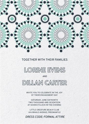 Kaleidoskop - Engagement Invitations #paperlust #weddinginvitation #weddinginspiration #weddingstationery #engagement #engagementinvitation