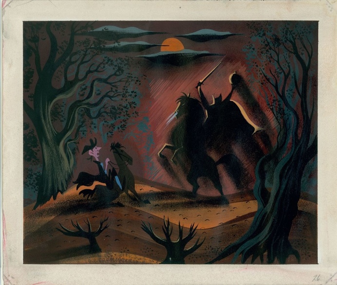 Legend of Sleepy Hollow development sketch by Mary Blair