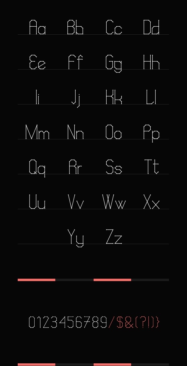Science White Font - Fonts of Chaos. #fonts #font #type #typo #typography