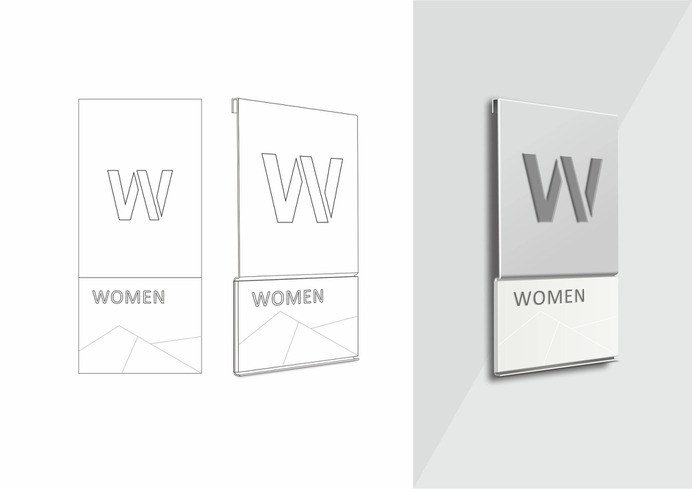 Wayfinding | Signage | Sign | Design | 卫生间导视