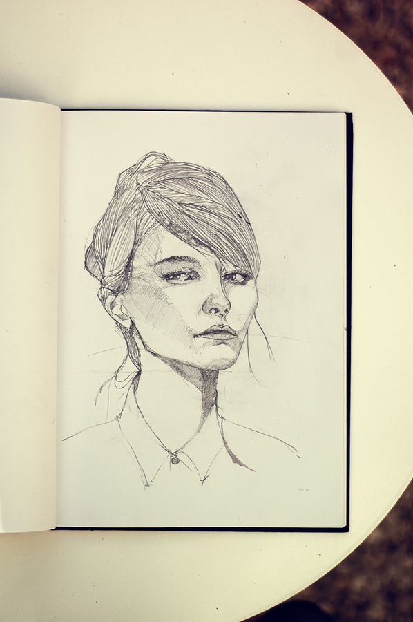 _DSC4121small #girl #faces #women #portrait #drawing