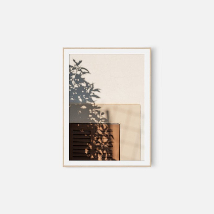 Shadow House Facade Wall Art Digital Prints Summer Art image 0