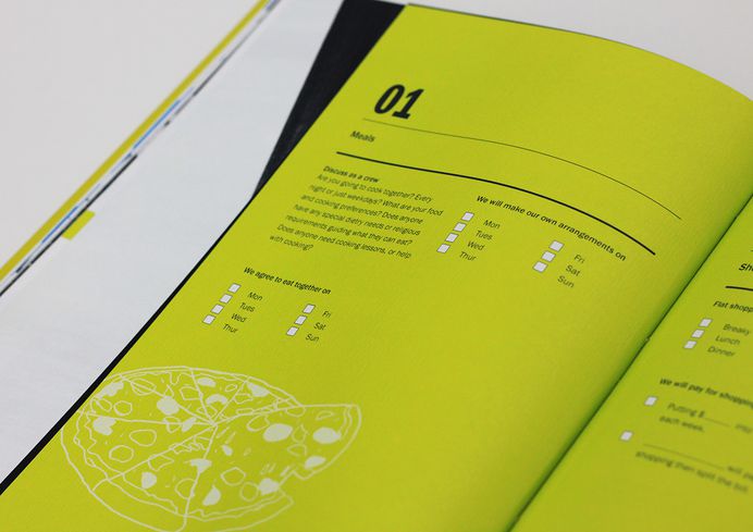 Flatmate's Handbook on Behance