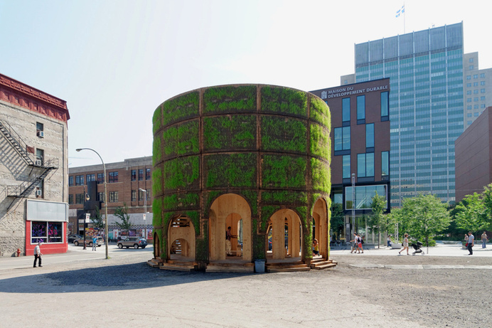 raumlabor plants living fountain house pavilion in montreal #interactive