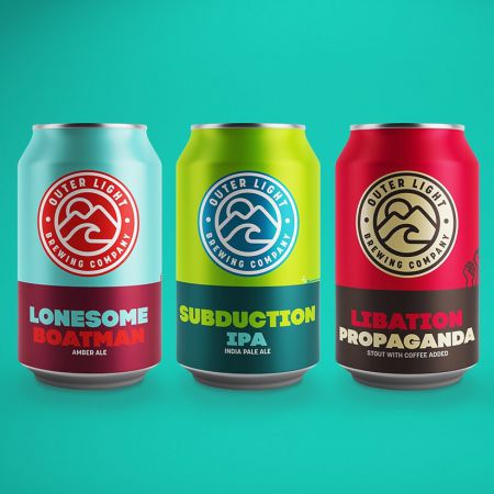 Outer Light Brewing Company Cans