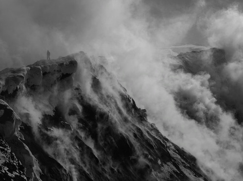 Coloraxia #mountain #blackwhite #smoke #landscape