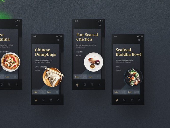 Sheek Food iOS UI Kit