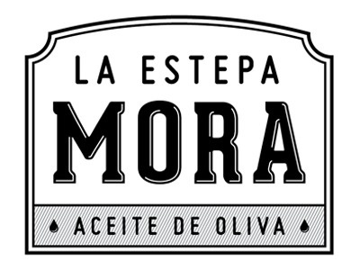Dribbble - La Estepa Mora Olive Oil by Juanjo Marnetti #lettering #olive #drop #vintage #logo #oil