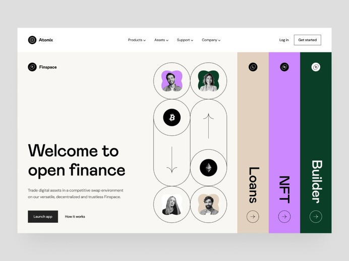 DeFi Ecosystem: Landing Page
