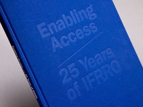 Enabling Access / 25 Years of IFRRO #cover #blue #design #graphic