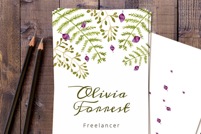 Nature Business Card Template