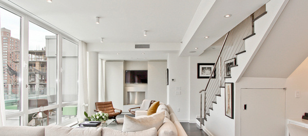 chelsea duplex interior redesign and renovation #interior #design #erika #nyc #flugger