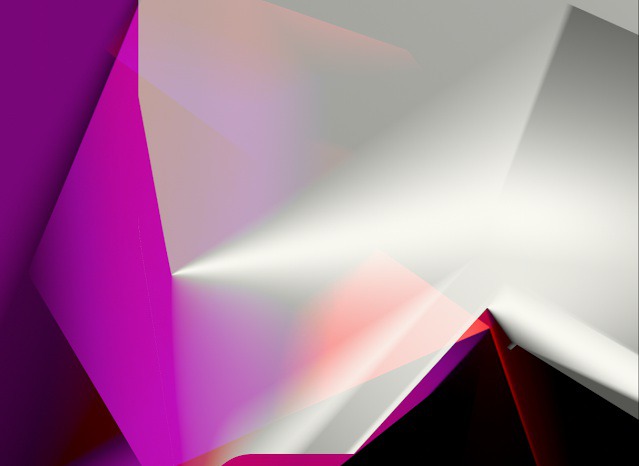 Magenta and White, by Jim Keaton ©Structured Art 2020, Gardner keaton Inc.