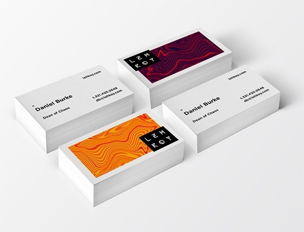 Business card design idea #187: LEHKOY on Behance #cards #business #stationery