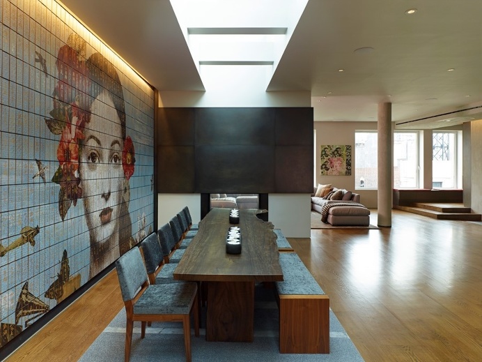 Penthouse Loft with Dramatic View of the New York City