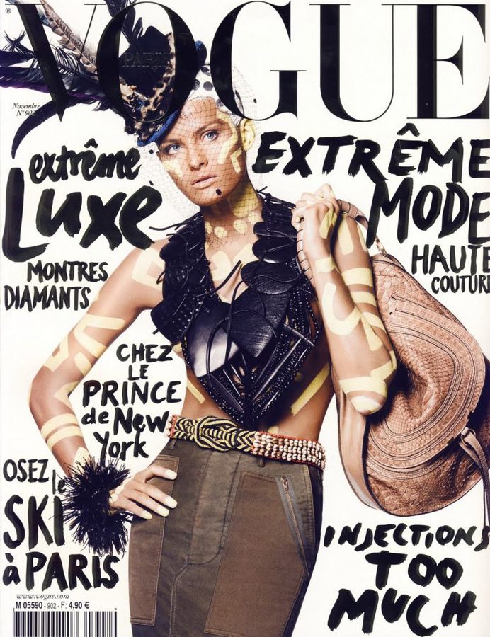 French #Vogue November 2009 cover & #editorial