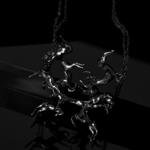 The Black Magical Horse Pendent by SMITH/GREY #horses #black #jewellery #jewelry #necklace