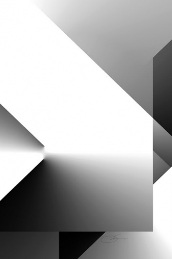 Black and White 9 #white #geometric #black #photoshop #architecture #minimal #art #and