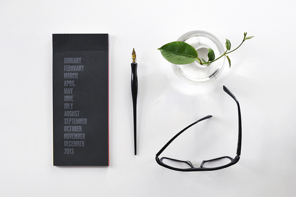2013 Calendar / Letterpress / by Cecilia Hedin #2013 #calendar #letterpress #still #life