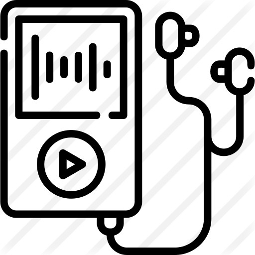 See more icon inspiration related to music and multimedia, music player, electronics, mp3, earphones, musical, technology and apple on Flaticon.