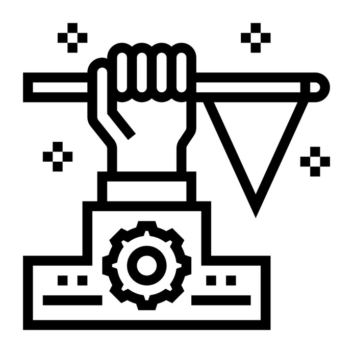 See more icon inspiration related to career, goal, progress, growth, aim, success, business and finance, hands and gestures, goals, objective, gears, development, flags, stairs, hand, graphics, business and gear on Flaticon.