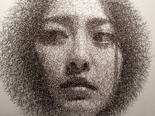 Wire Mesh Portraits by Seung Mo Park | 123 Inspiration #layers #seung #mesh #park #korean #wire #artist #portraits #mo #sculptor