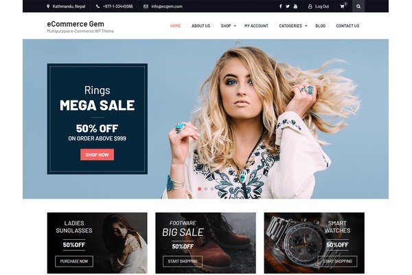 4 free eCommerce WP themes for startups by Maria Johnsonrose