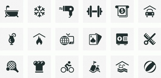 Sodafish - Hotel amenities #sodafish #isotype #icons #symbols