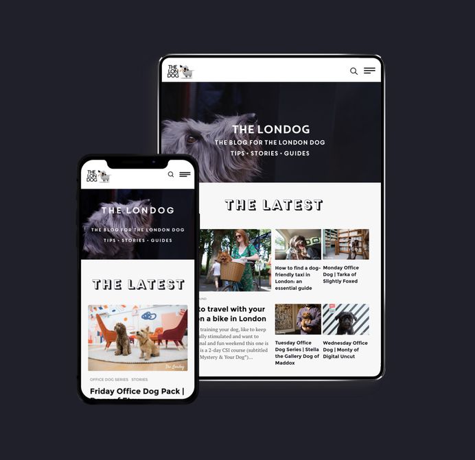 The Londog mobile experience by Made by Gelpi