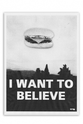 wanttobelieve_big.jpg (756×1125) #print #photocopy #poster #joke #collage