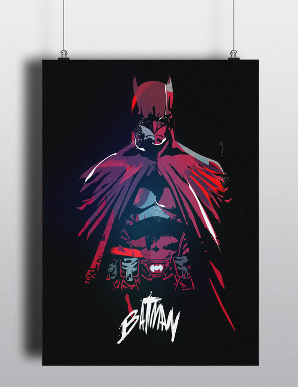 Batman - Artwork by Marco Grünewälder #dc #super #batman #artwork #hero #illustration #comics
