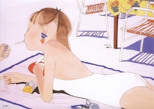 Artist illustrator Seiichi Hayashi #watercolour