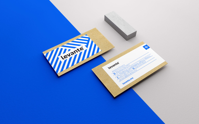 Levante is a new real estate company located in Guadalajara, their main values to communicate are: vanguard and the warm and easy approach w #branding #mexico #design #logo #brand #mentapicante #blue