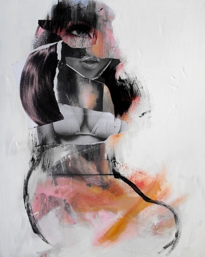 Daniel Lumbini - A Study of Your Best Bits | 5 Pieces Gallery - Contemporary Fine Arts & Photography #painting #artist #collage #art