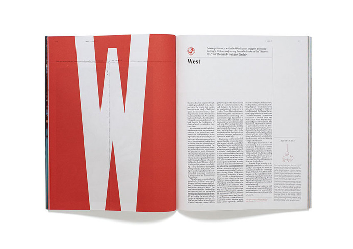 magazine layout, type, tipography