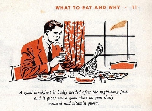 You're Darn Right I Need a Good Breakfast After Last Night | Flickr - Photo Sharing! #illustration #advice