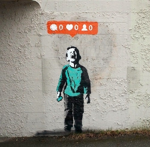 Nobody Likes Me - I♥ #art #streetart