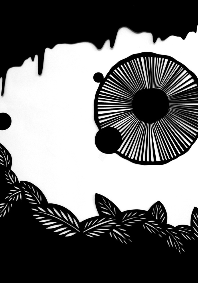 LaPlanche Design | Hermes #drawings #cut #white #black #and #hand