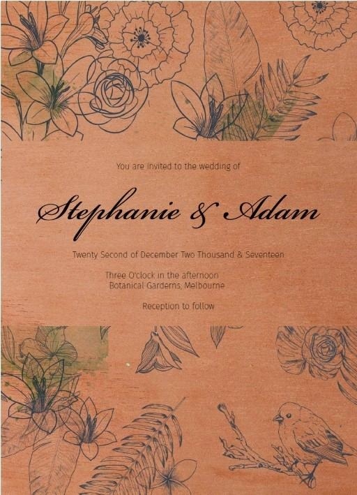 Botanical - Wedding Invitations #paperlust #weddinginvitation #weddingstationery #weddinginspiration #design #flora #paper #cards #print #