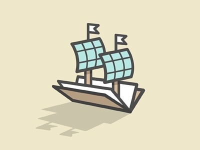 Dribbble - Nautical Knowledge V3 by Michael Spitz #branding #book #ship #identity #logo