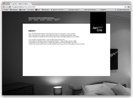Jan ure - DAVID TORR #website #design #web #decorator