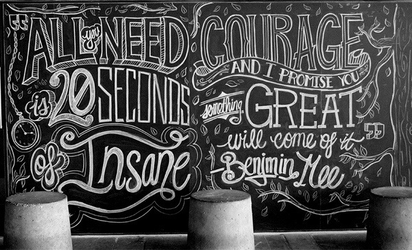 CJWHO ™ (scott biersack | inspirational chalkboard...) #design #chalkboard #illustration #art #typography